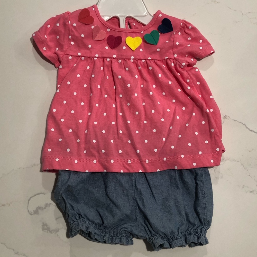 Carter’s Top and Shorts